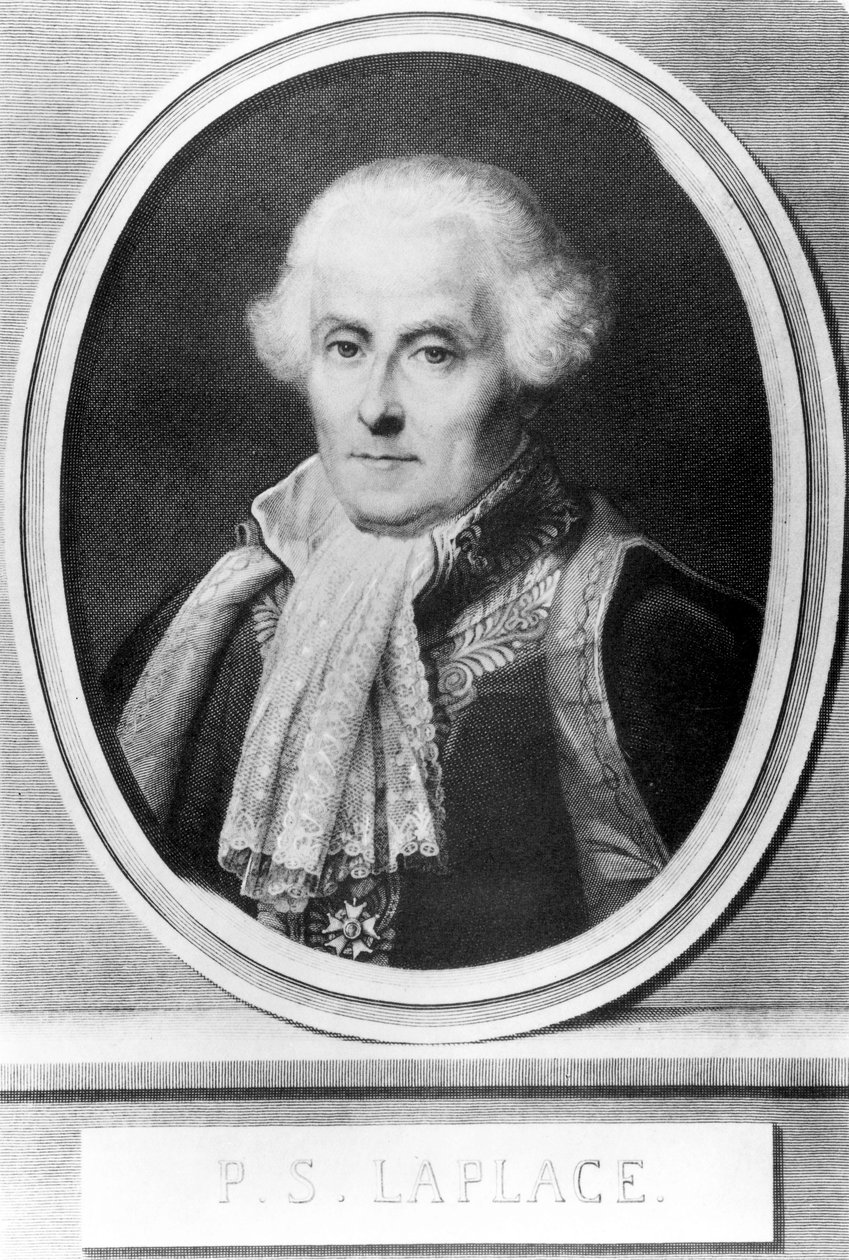 Pierre Simon, médico, matemático e astrônomo francês, c 1800 de Unbekannt Unbekannt