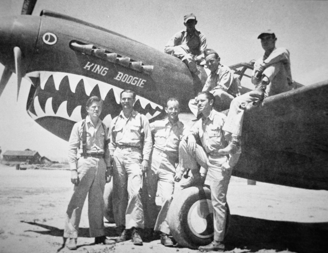 Pilotos do Grupo Voluntário Americano, ou os "Tigres Voadores" na China de Unbekannt Unbekannt
