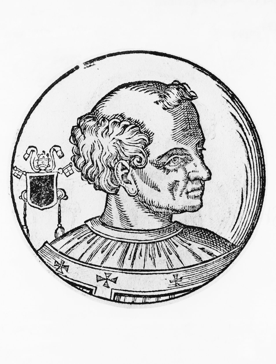 Retrato de Agapetus II (falecido em 955) de Unbekannt Unbekannt