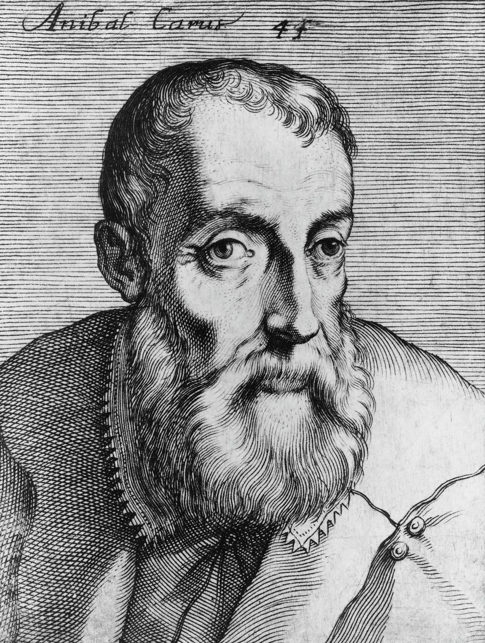 Retrato de Annibale Caro (1507-1566), poeta, dramaturgo e tradutor italiano, gravura de Unbekannt Unbekannt