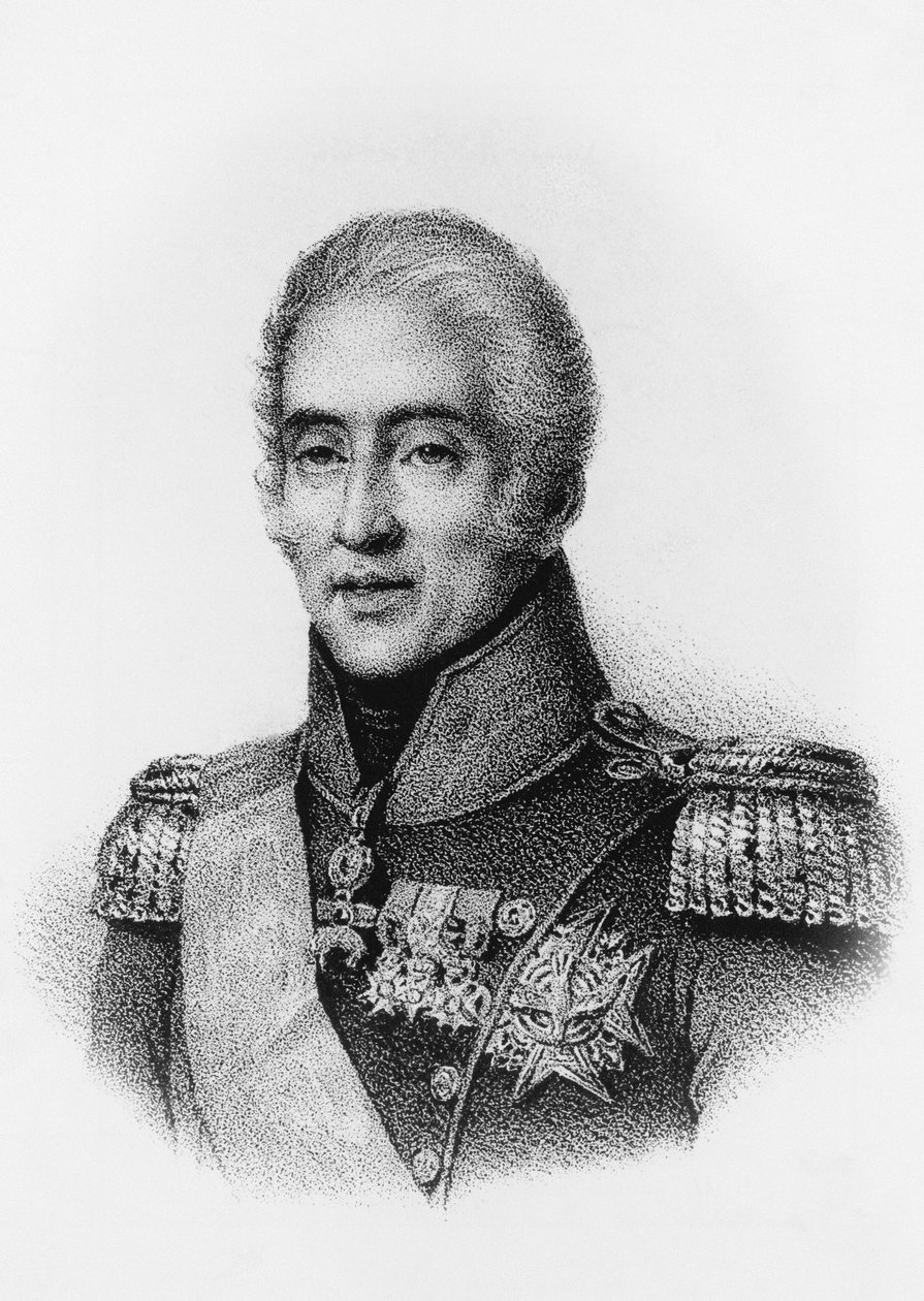 Retrato de Carlos X (1757-1836), Rei de França e Navarra de 1824 a 1830, gravura de Unbekannt Unbekannt