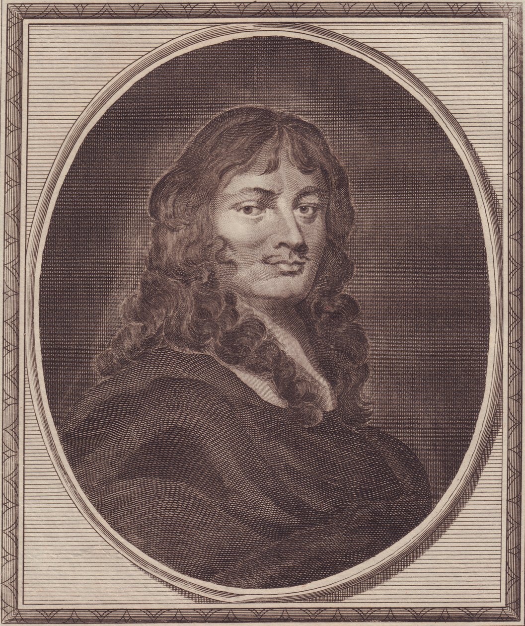 Retrato do político inglês Sir William Temple (1628-1699), gravura em cobre de John Goldar (1729-1795) de pintura de P Lely de Unbekannt Unbekannt