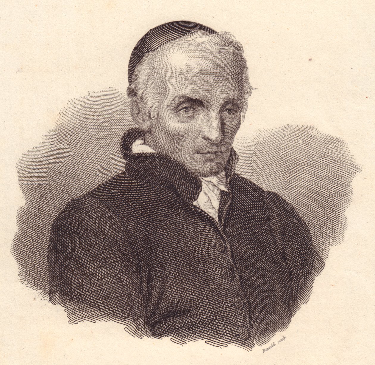Retrato do religioso e teólogo italiano Ottavio Giovanni Battista Assarotti (1753-1829), gravura em cobre de Bonaldi de Unbekannt Unbekannt
