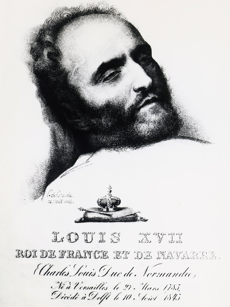 Retrato de Karl Wilhelm Naundorff (1785-1845), o mais famoso e teimoso dos muitos que afirmaram ser o Delfim da França, no seu leito de morte em Delft, a 12 de Agosto de Unbekannt Unbekannt