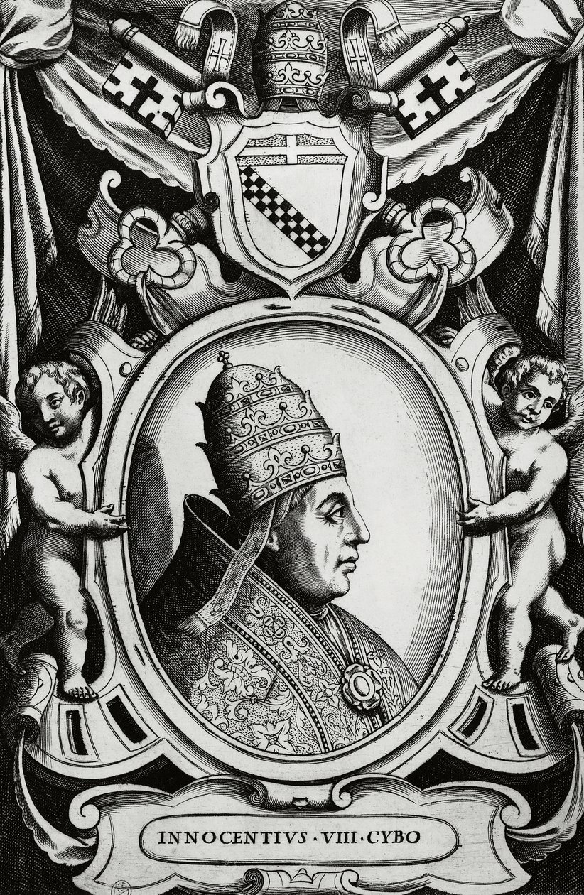 Retrato do Papa Inocêncio VIII (Giovanni Battista Cybo de Unbekannt Unbekannt