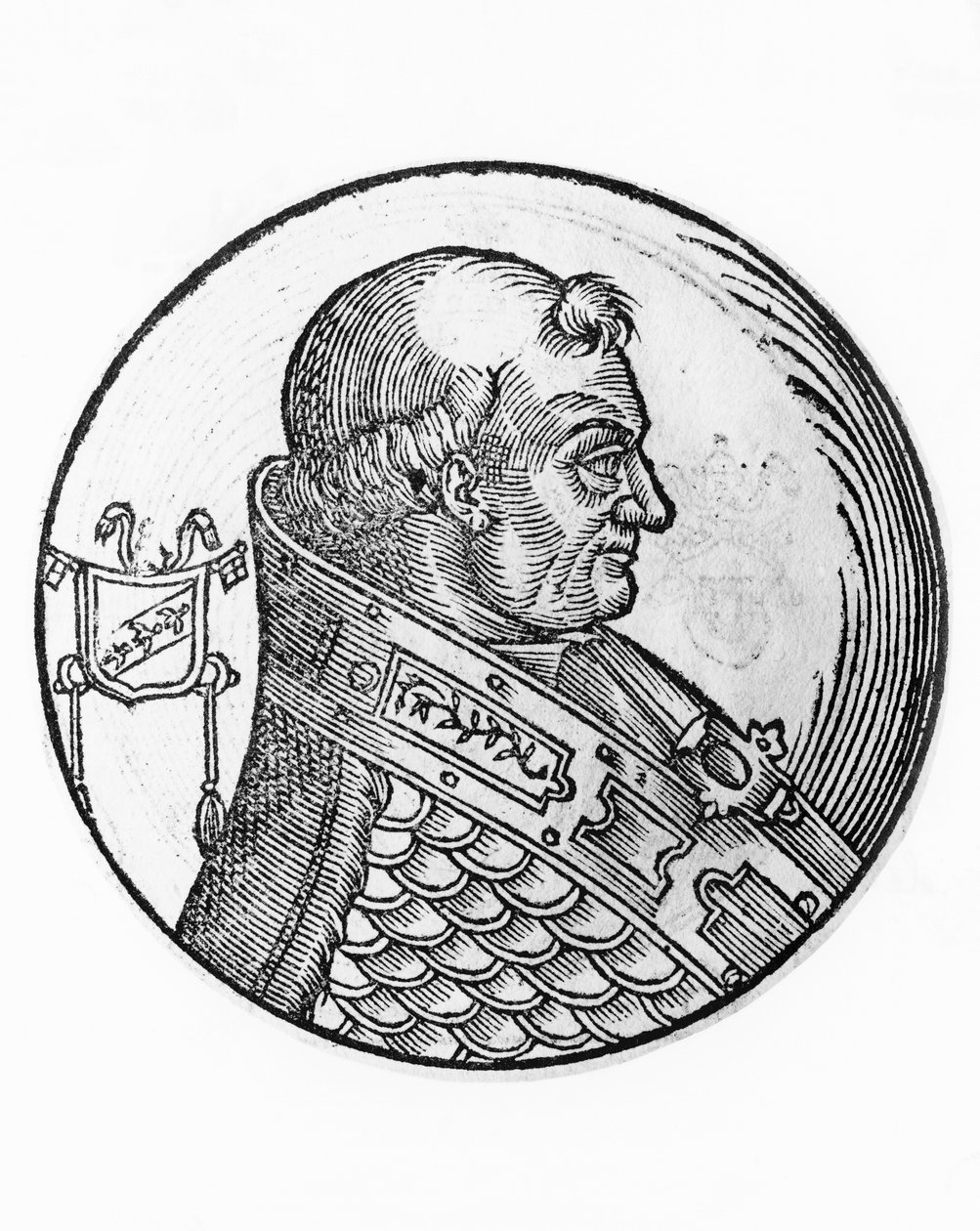 Retrato de Estevão IX, ou X (Frederic de Lorraine, cerca de 1020-1058) de Unbekannt Unbekannt