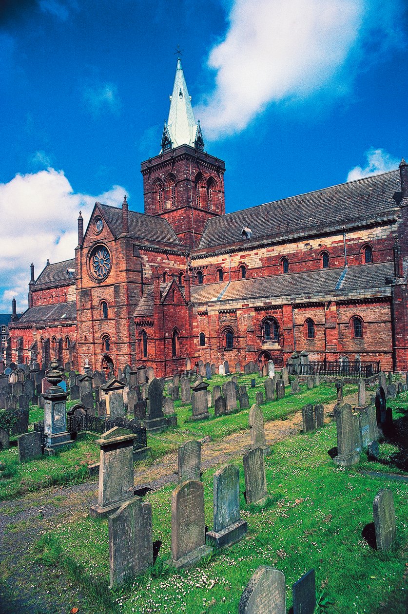 Catedral de Saint Magnus, Kirkwall, Continente, Ilhas Orkney, Escócia, Reino Unido de Unbekannt Unbekannt
