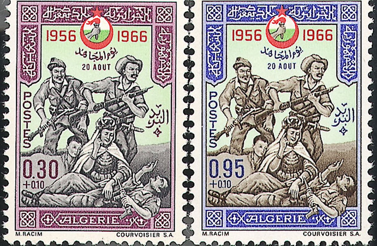 Selos para a independência da Argélia 1956-1966 de Unbekannt Unbekannt