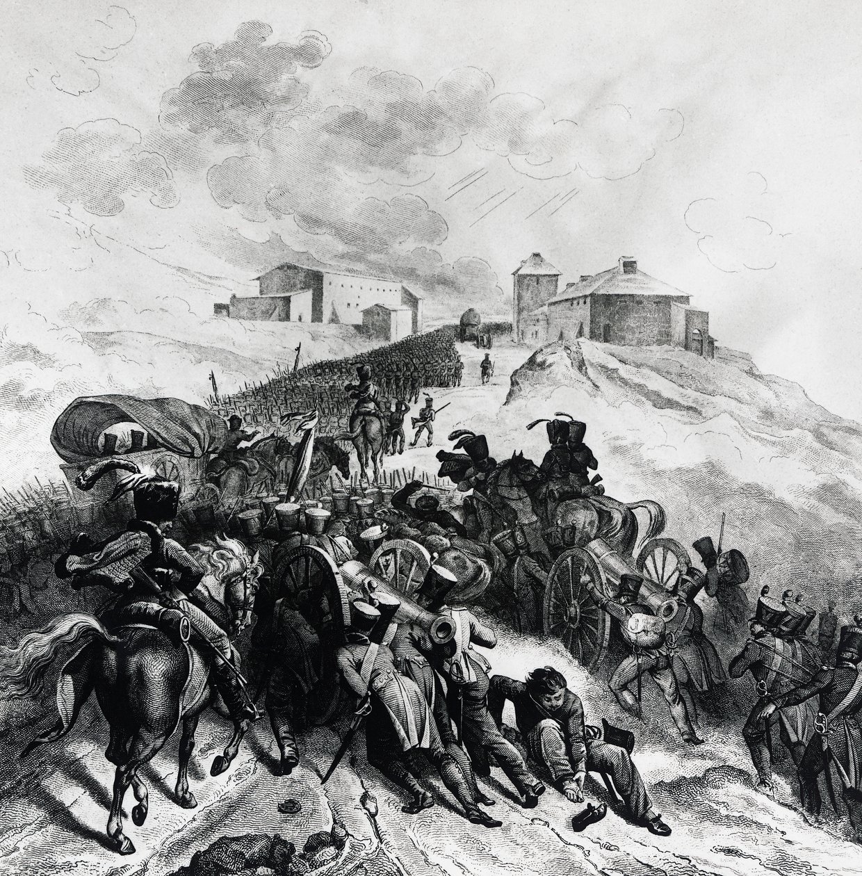O exército francês a atravessar a Serra de Guadarrama, 22-24 de Dezembro de Unbekannt Unbekannt