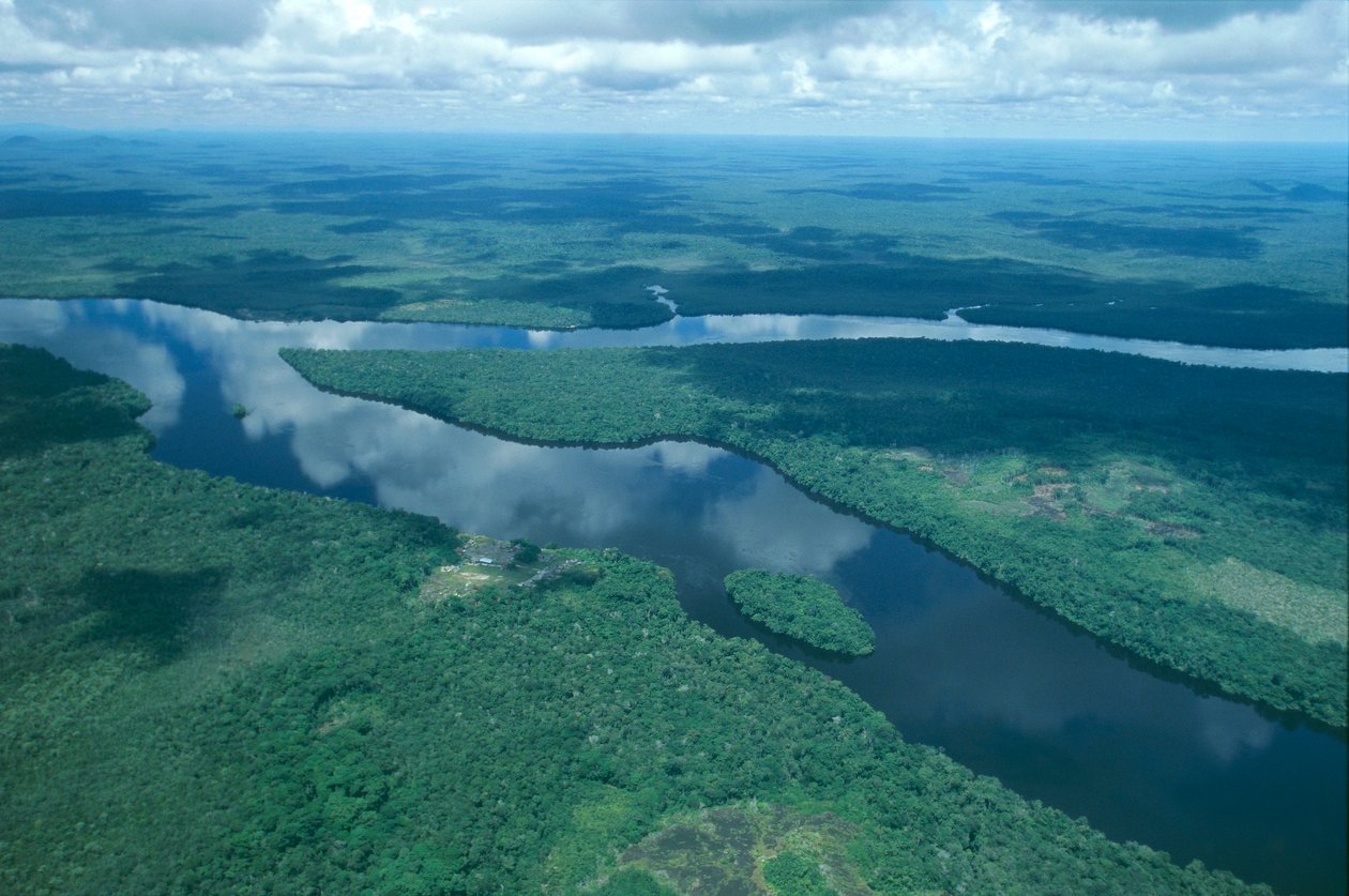 Venezuela, Guayana, Estado do Amazonas, Rio Orinoco, vista aérea
(foto) de Unbekannt Unbekannt