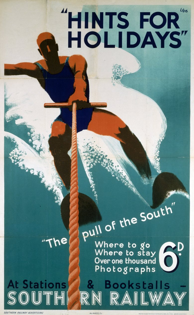 Cartaz "Hints for Holidays", SR de Libis (1897 1985)