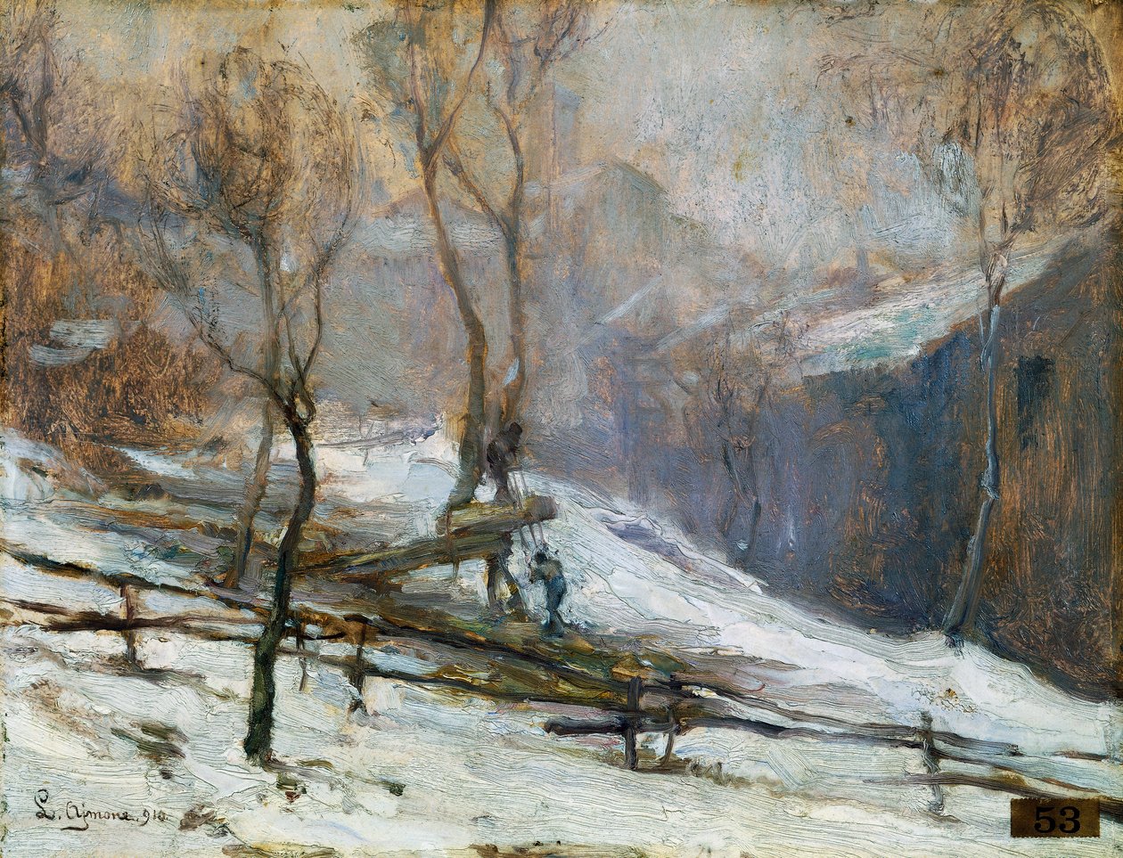 Neve (Impressão) de Lidio Ajmone
