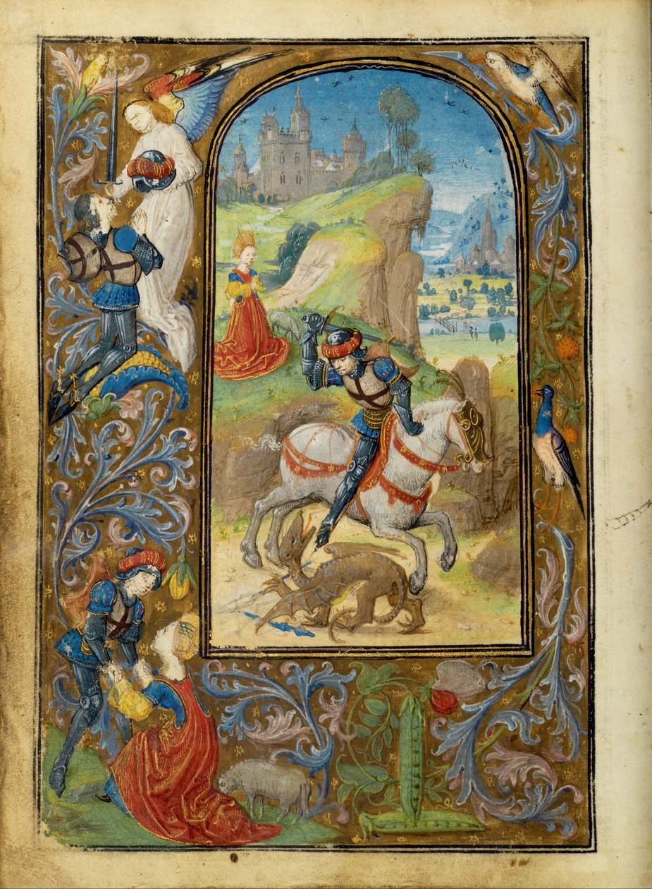 São Jorge e o Dragão de Lieven van Lathem