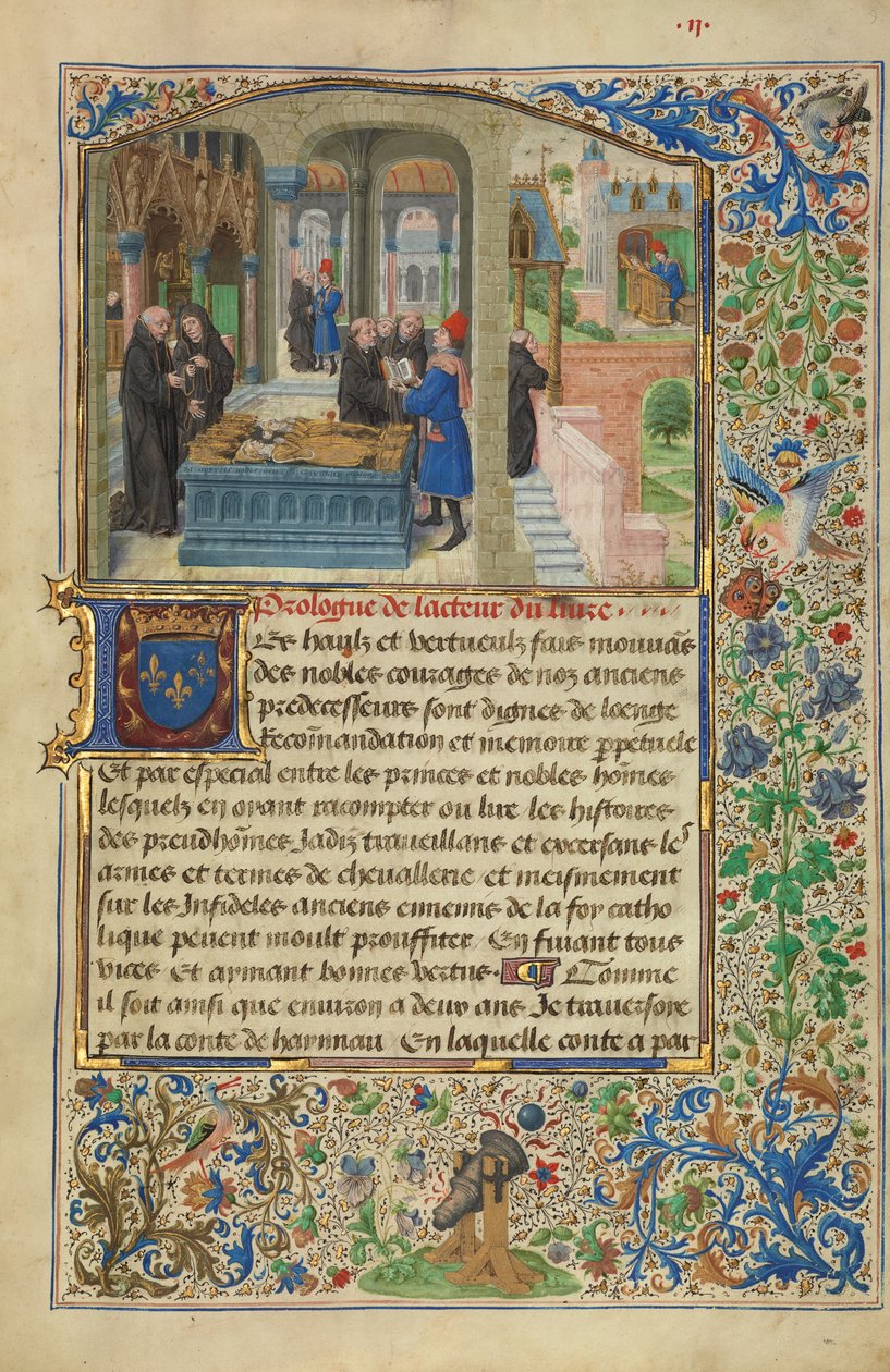 O autor que ouve a história de Gillion de Trazegnies de Lieven van Lathem