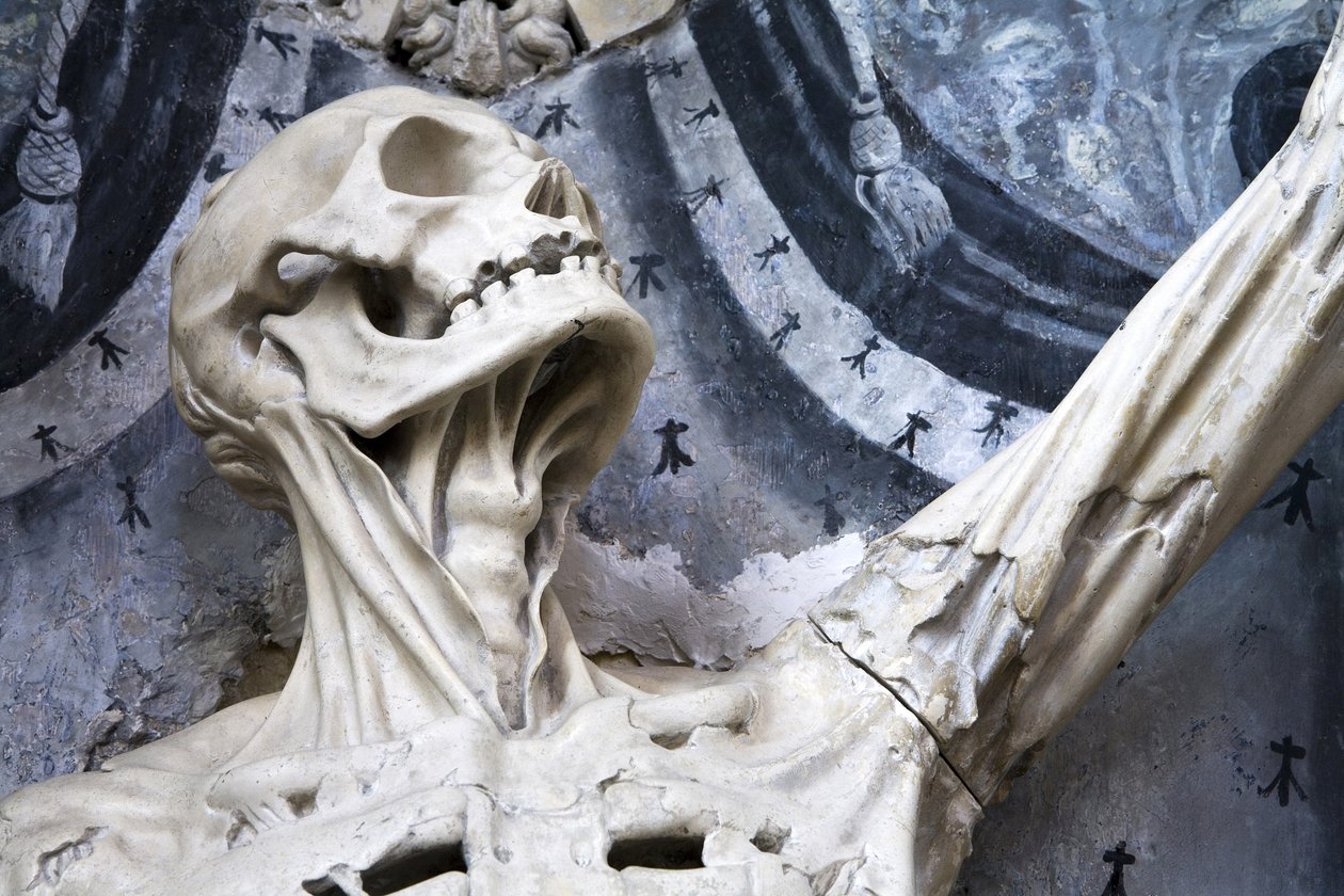 Detalhe esfolado, ou o esqueleto de Ligier Richier