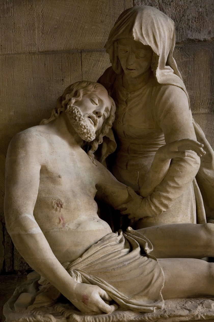 Pieta, detalhe de Ligier Richier