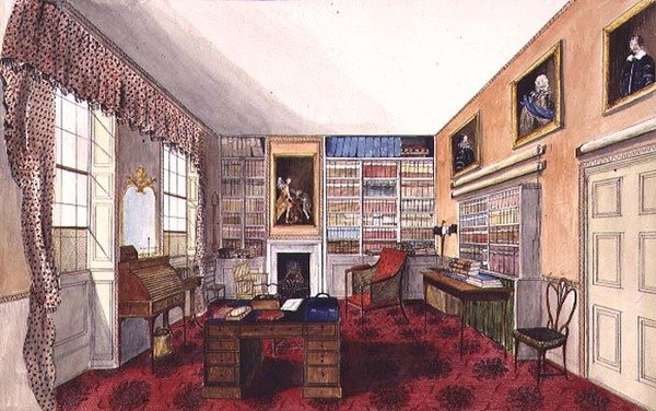 Estudo do Sr. Cartwright na Aynhoe de Lili Cartwright