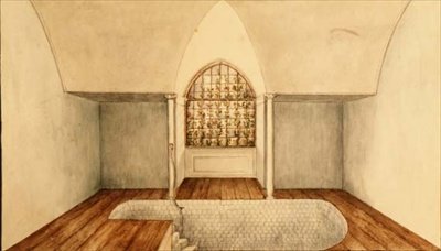 A Sala de Banho Frio em Aynhoe de Lili Cartwright