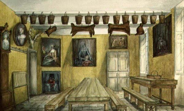 O Salão dos Servidores em Aynhoe de Lili Cartwright
