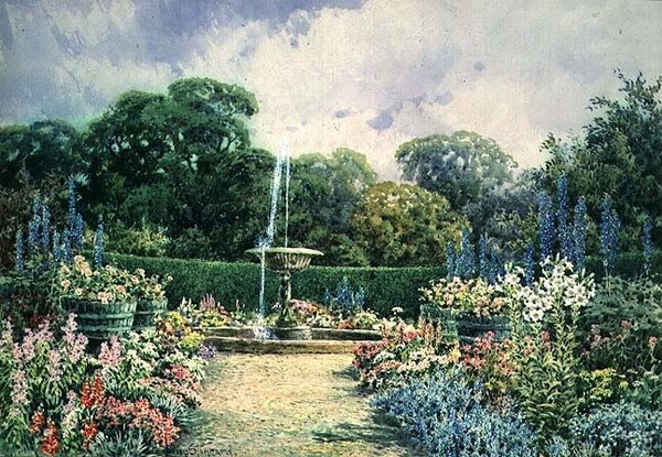 Horário de Verão (aguarela sobre papel) de Lilian Stannard