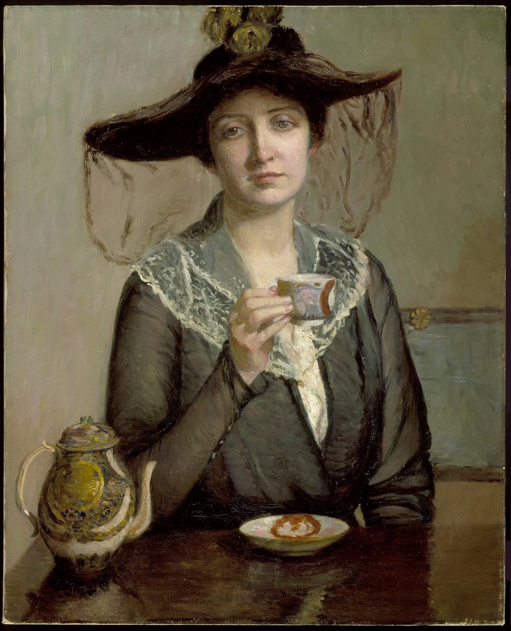 Uma xícara de chá, c.1900 de Lilla Cabot Perry