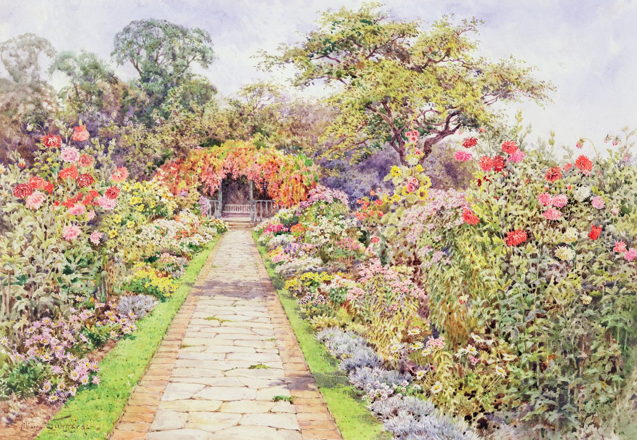 O caminho do jardim de Lillian Stannard