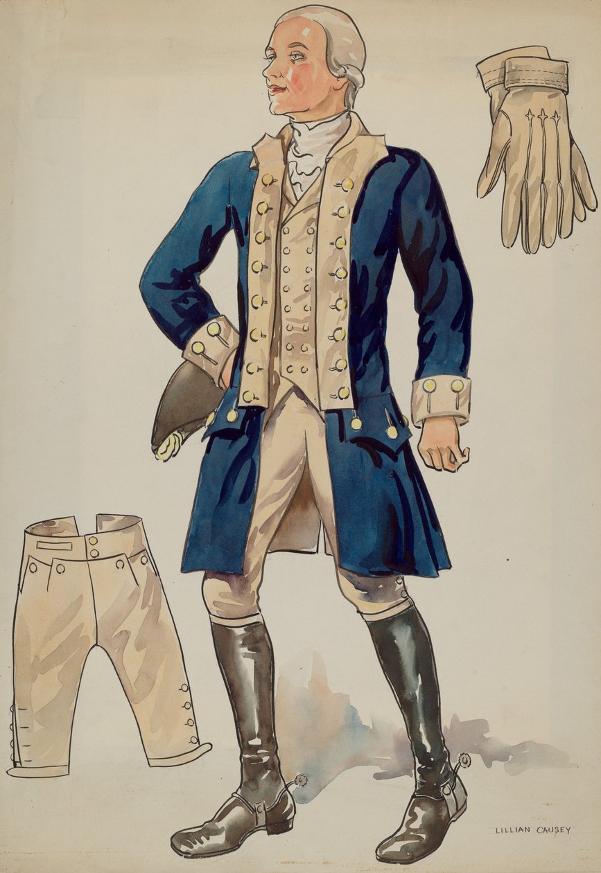 Uniformes do Homem, c. 1936. de Lillian Causey