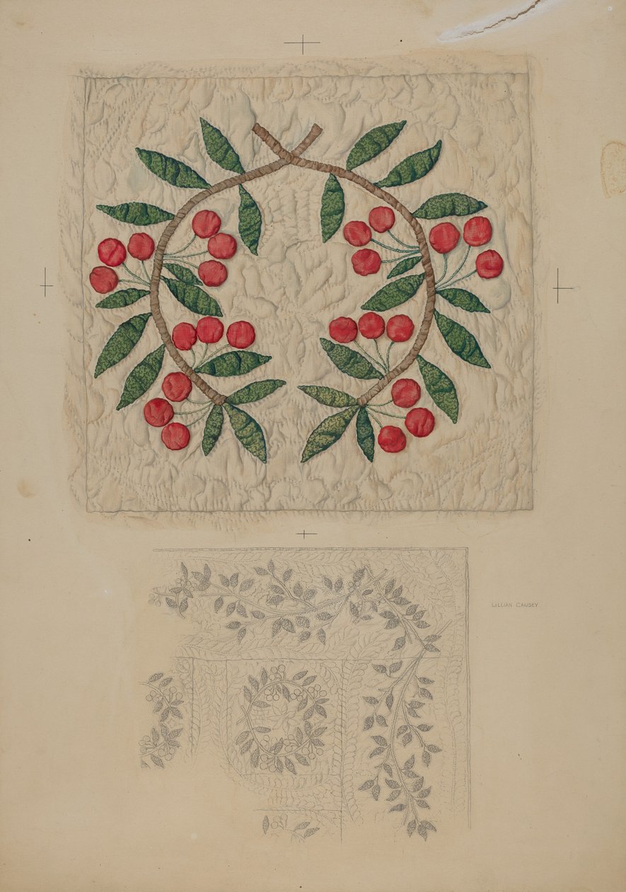Quilt, applique. de Lillian Causey