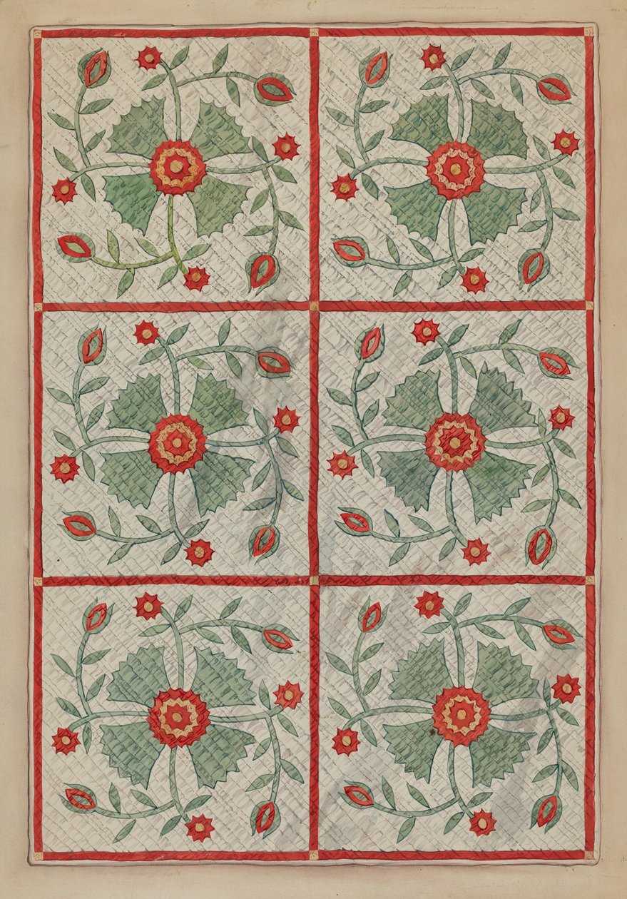 Quilt, c. 1937. de Lillian Causey