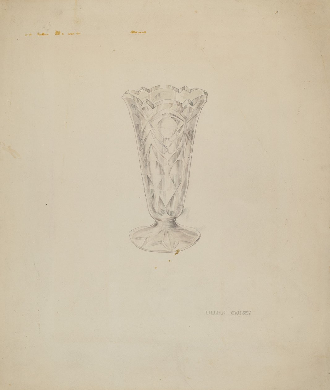 vaso, c. 1937. de Lillian Causey