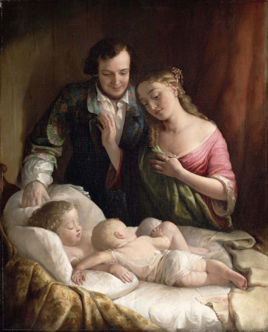 Felicidade Doméstica, 1849 de Lilly Martin Spencer