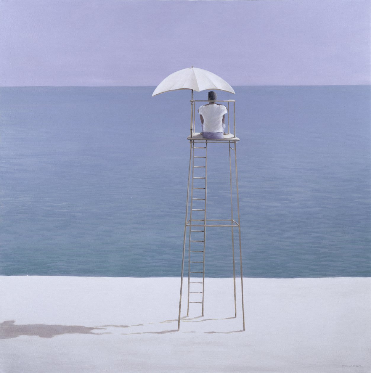 Guarda de praia, 2004 (acrílico sobre tela) de Lincoln Seligman