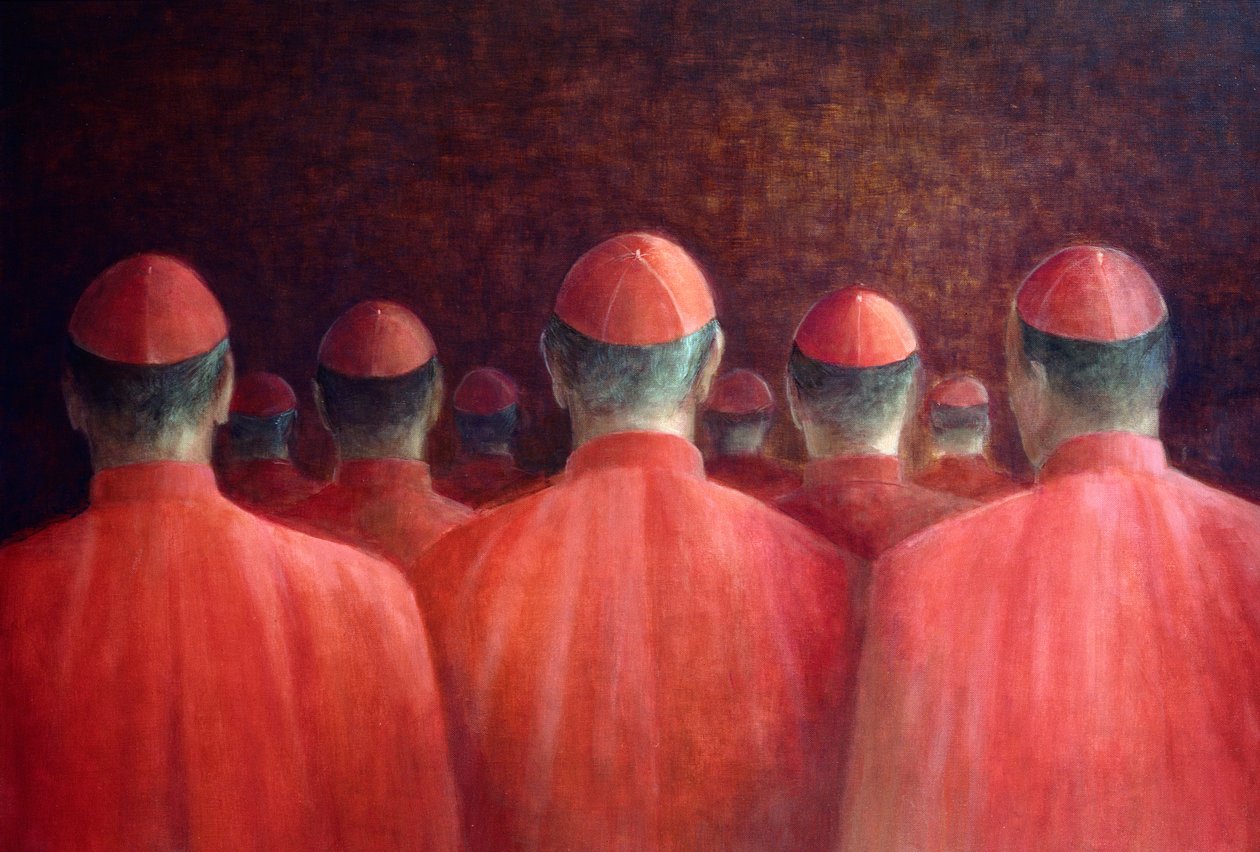 Cardeais, 2005 (acrílico) de Lincoln Seligman