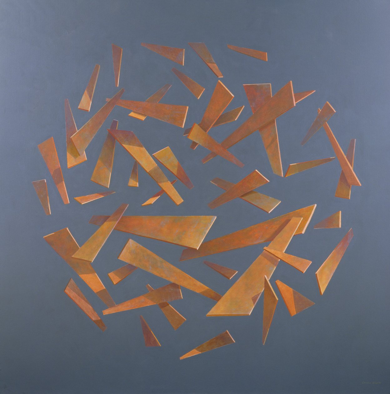 Esfera Desconstruída, 2005 (acrílico) de Lincoln Seligman