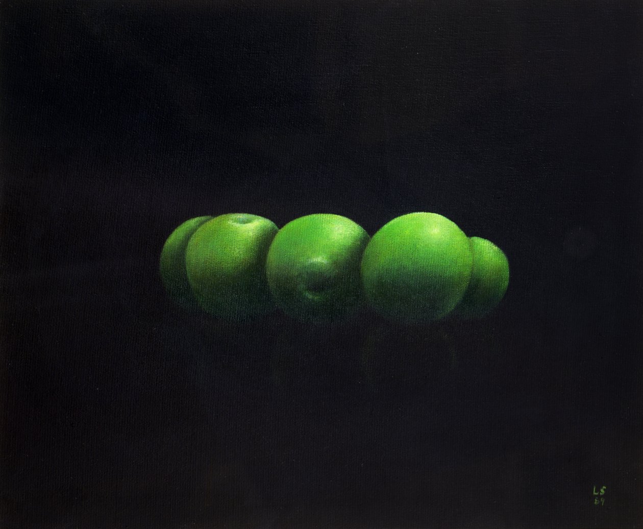 Cinco maçãs verdes de Lincoln Seligman