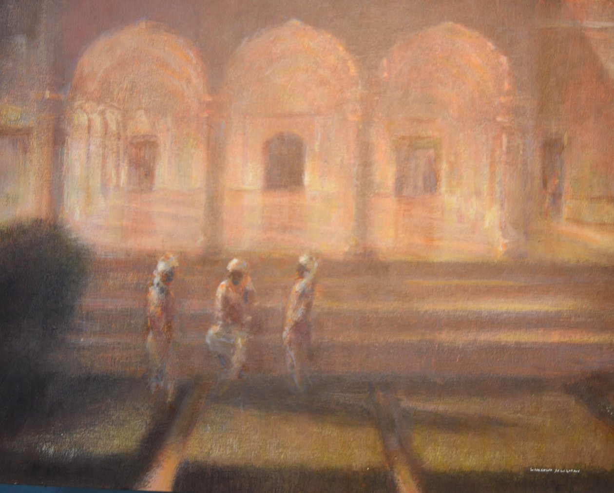 Jardineiros em Amber Fort de Lincoln Seligman
