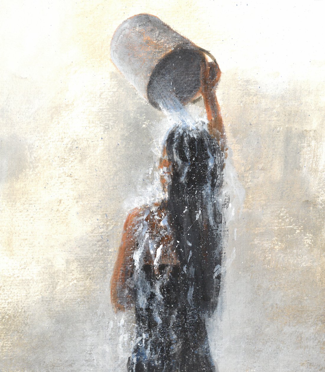 Garota tomando banho, 2015 de Lincoln Seligman