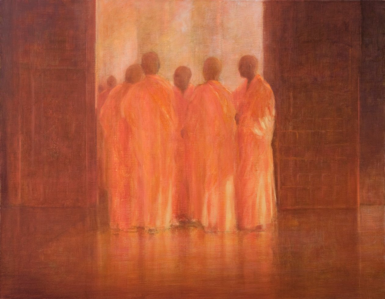 Grupo de monges, Vietnã de Lincoln Seligman