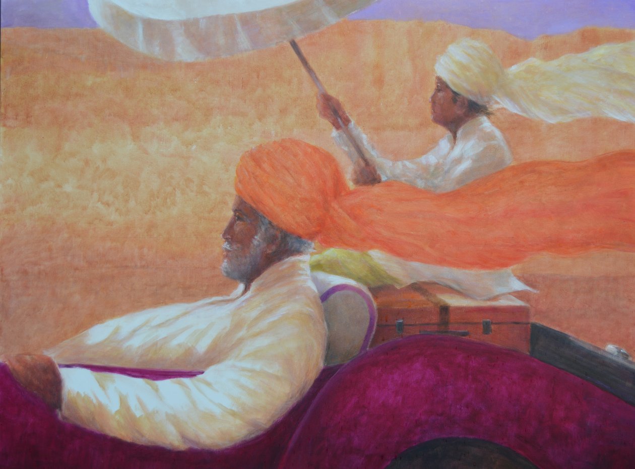 Maharaja e guarda-chuva de Lincoln Seligman