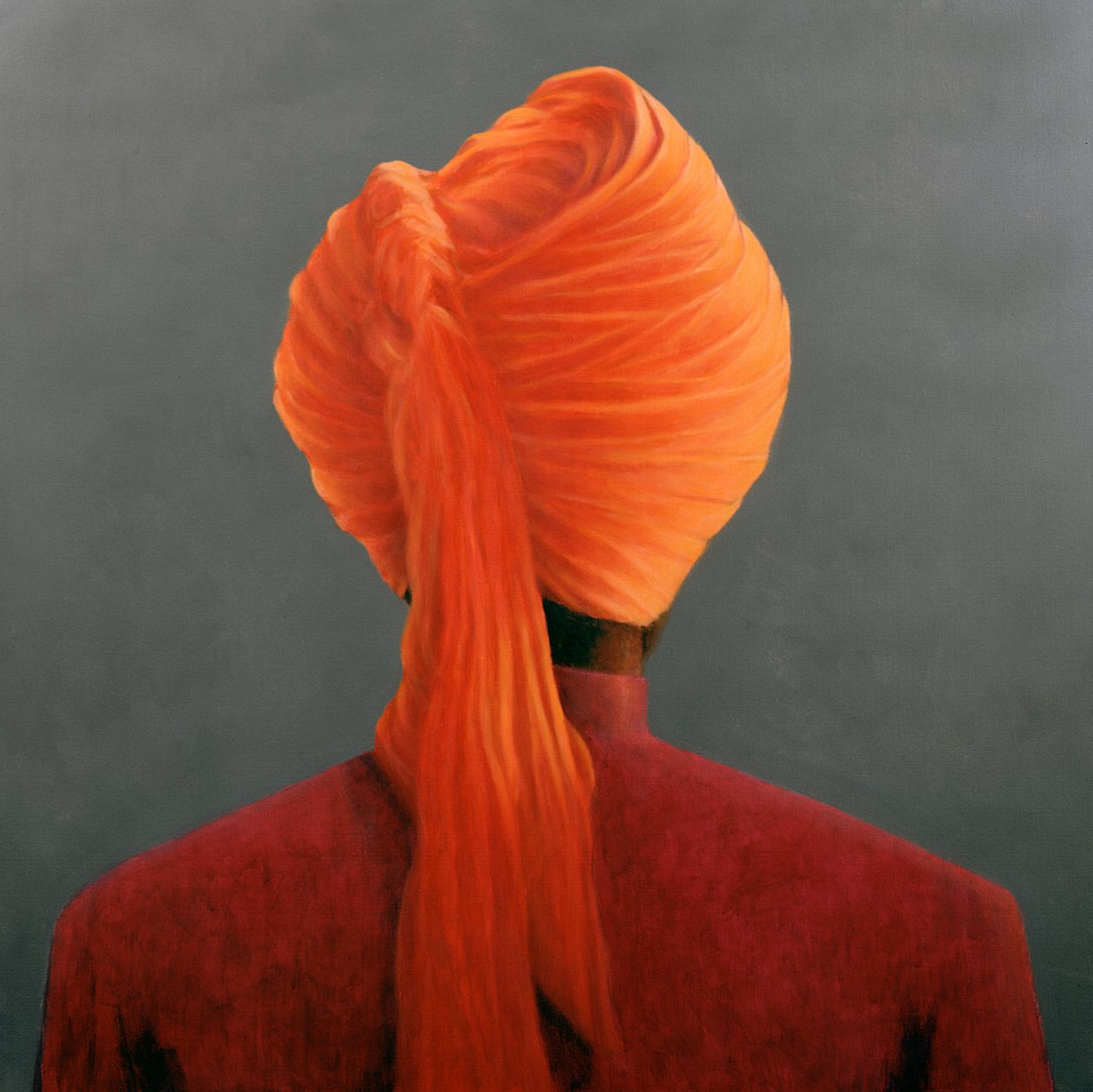 Turbante laranja de Lincoln Seligman