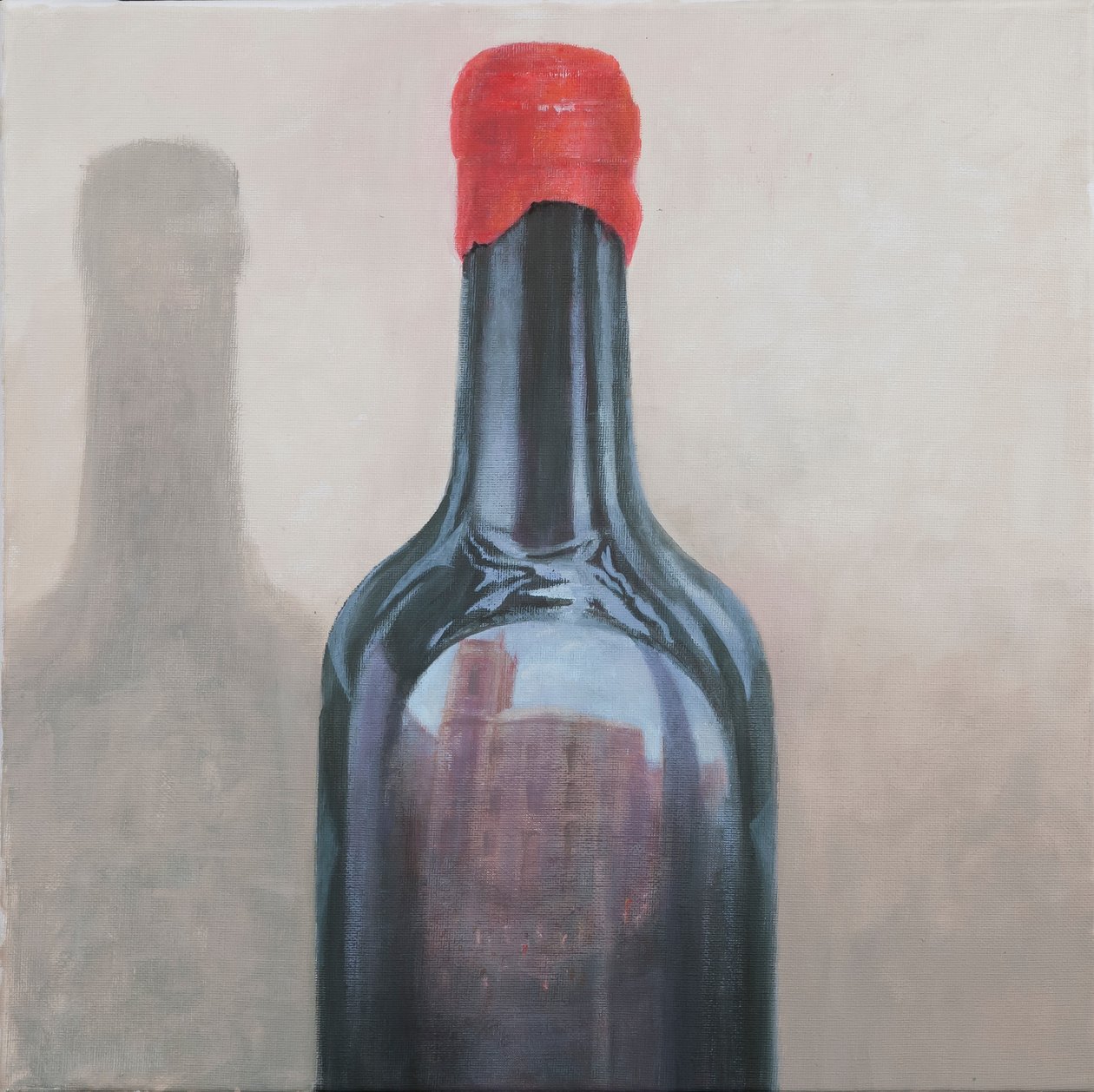 Reflexão de Pienza, 2012 (acrílico sobre tela) de Lincoln Seligman