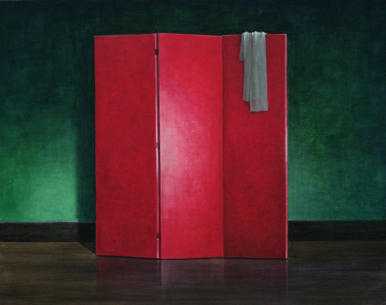 Tela Vermelha, 1990 (acrílico sobre tela) de Lincoln Seligman