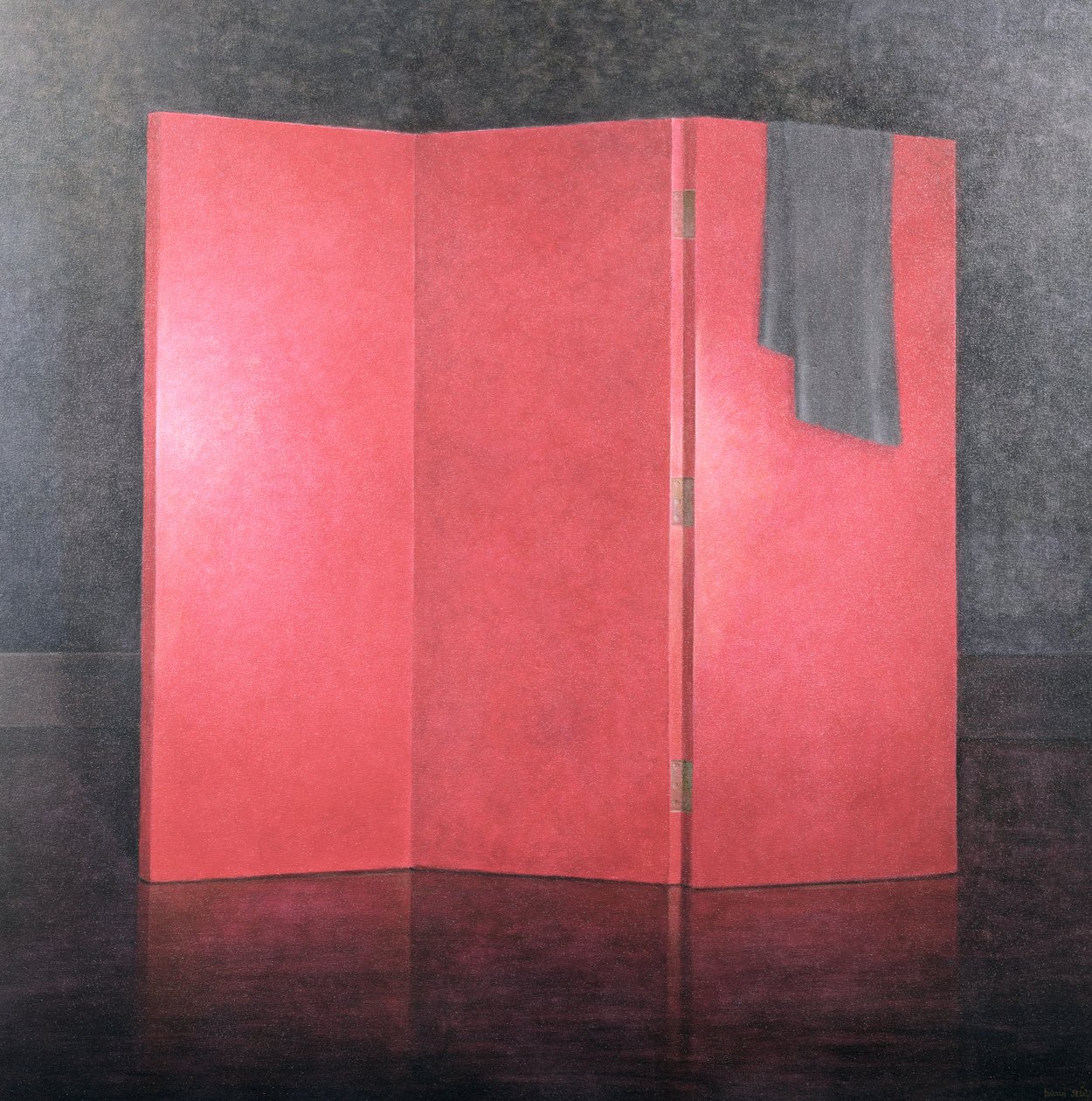 Tela Vermelha, 2005 (acrílico sobre tela) de Lincoln Seligman