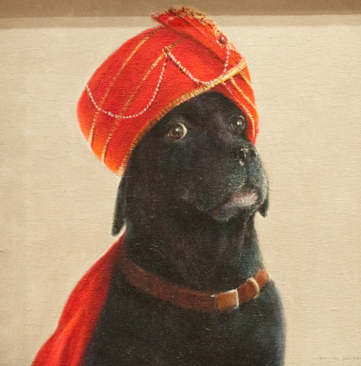 Marajá Relutante, 2010 (acrílico sobre tela) de Lincoln Seligman