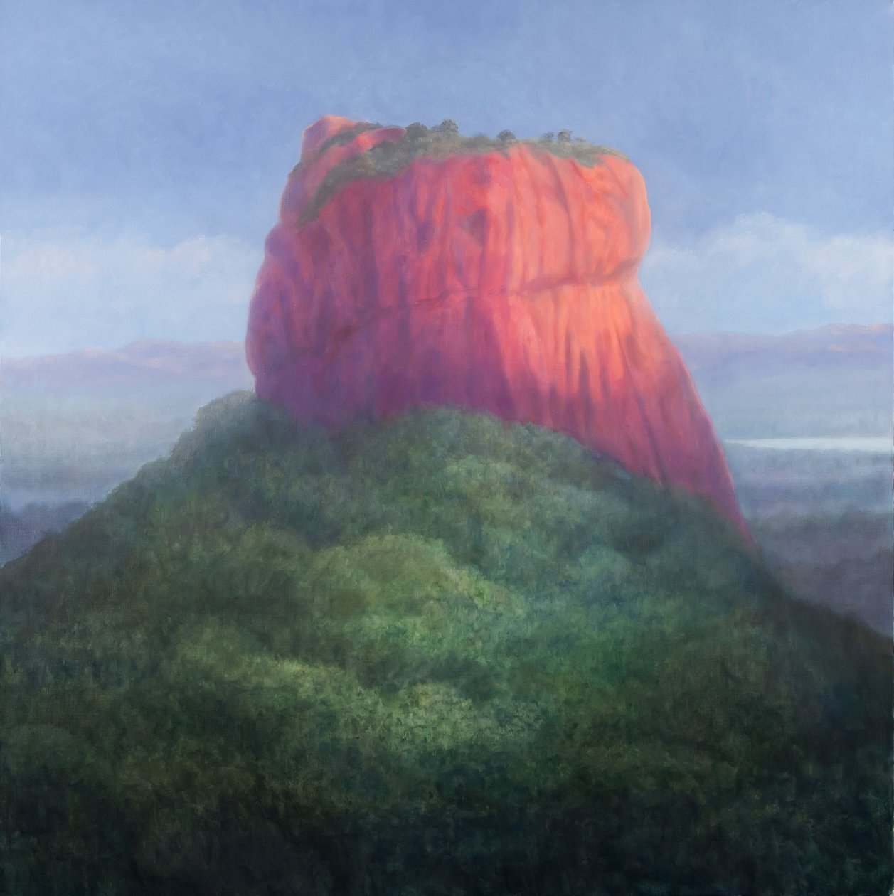 Sigiriya I, Sri Lanka, 2012 (acrílico sobre tela) de Lincoln Seligman