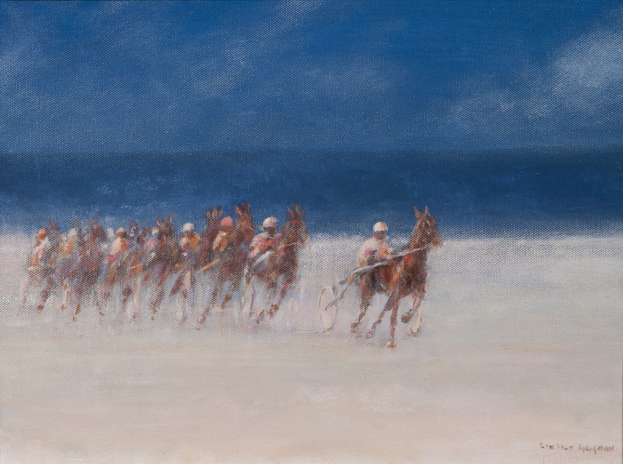 Raças De Trote, Bretanha, 2012 (acrylic on canvas) de Lincoln Seligman