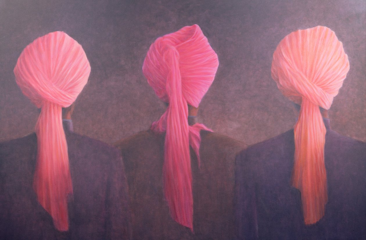 Tríptico de turbante de Lincoln Seligman