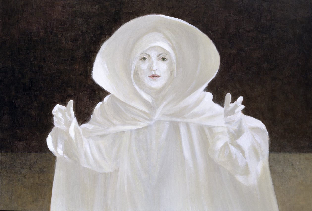 Ator de rua de Veneza, 2005 (acrílico) de Lincoln Seligman
