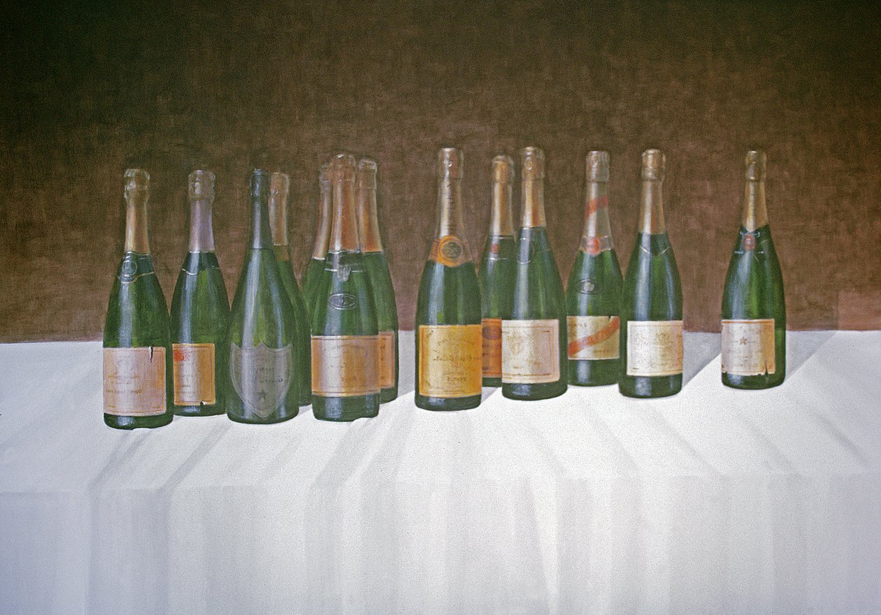 Winescape, Champagne, 2003 (acrílico sobre tela) de Lincoln Seligman