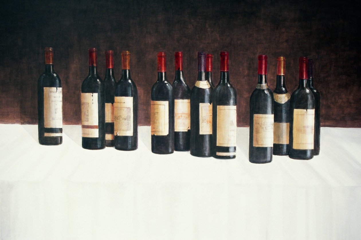 Winescape, Vermelho, 2003 (acrílico sobre tela) de Lincoln Seligman